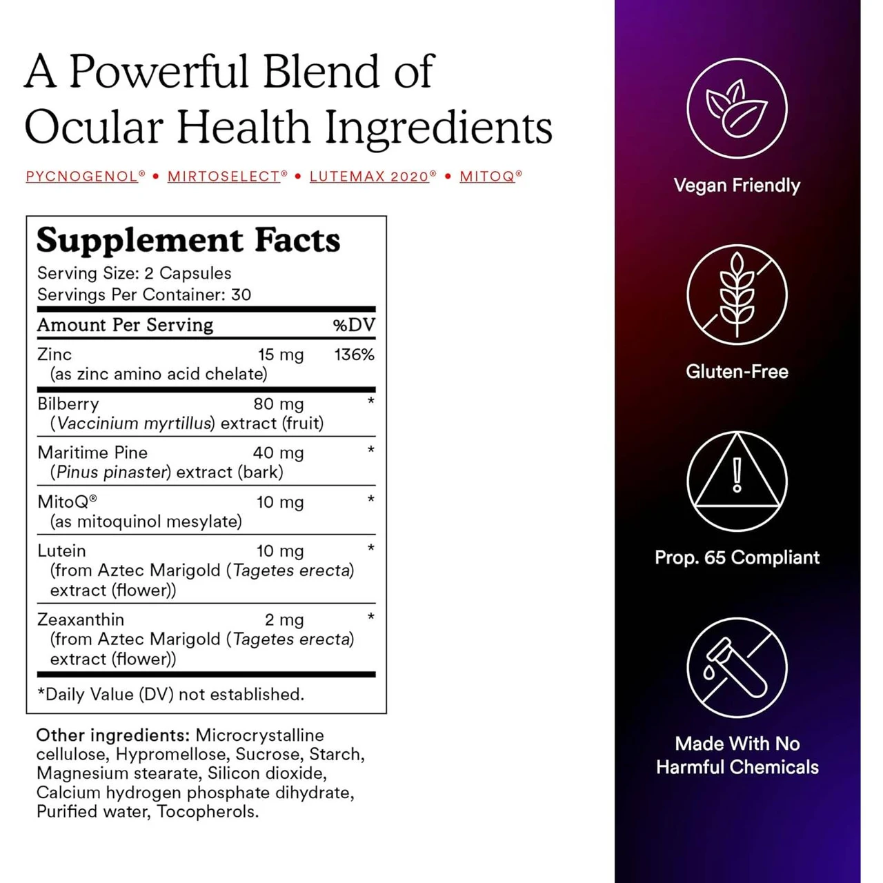 MitoQ +eye - 60 Capsules