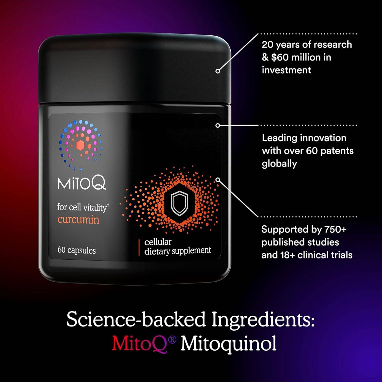 MitoQ curcumin - 60 Capsules