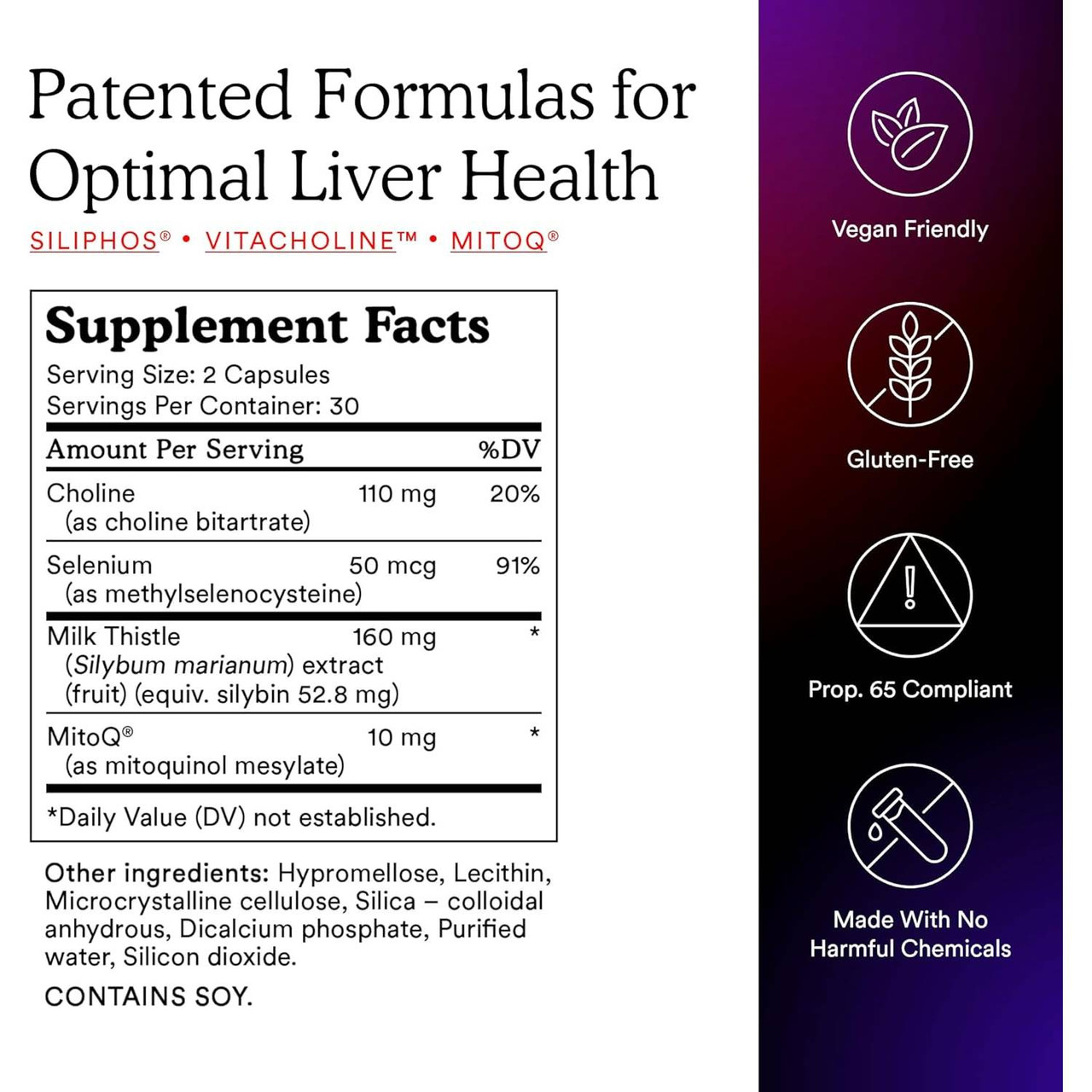 MitoQ +liver - 60 Capsules