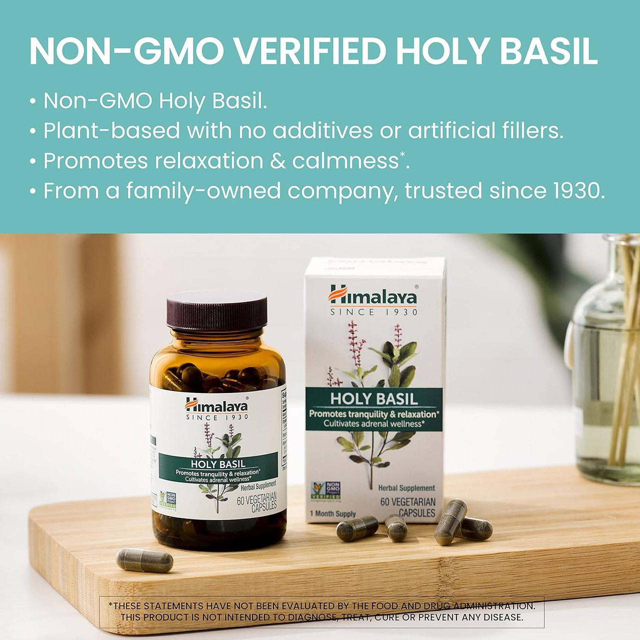 Himalaya Wellness Holy Basil - 60 Capsules