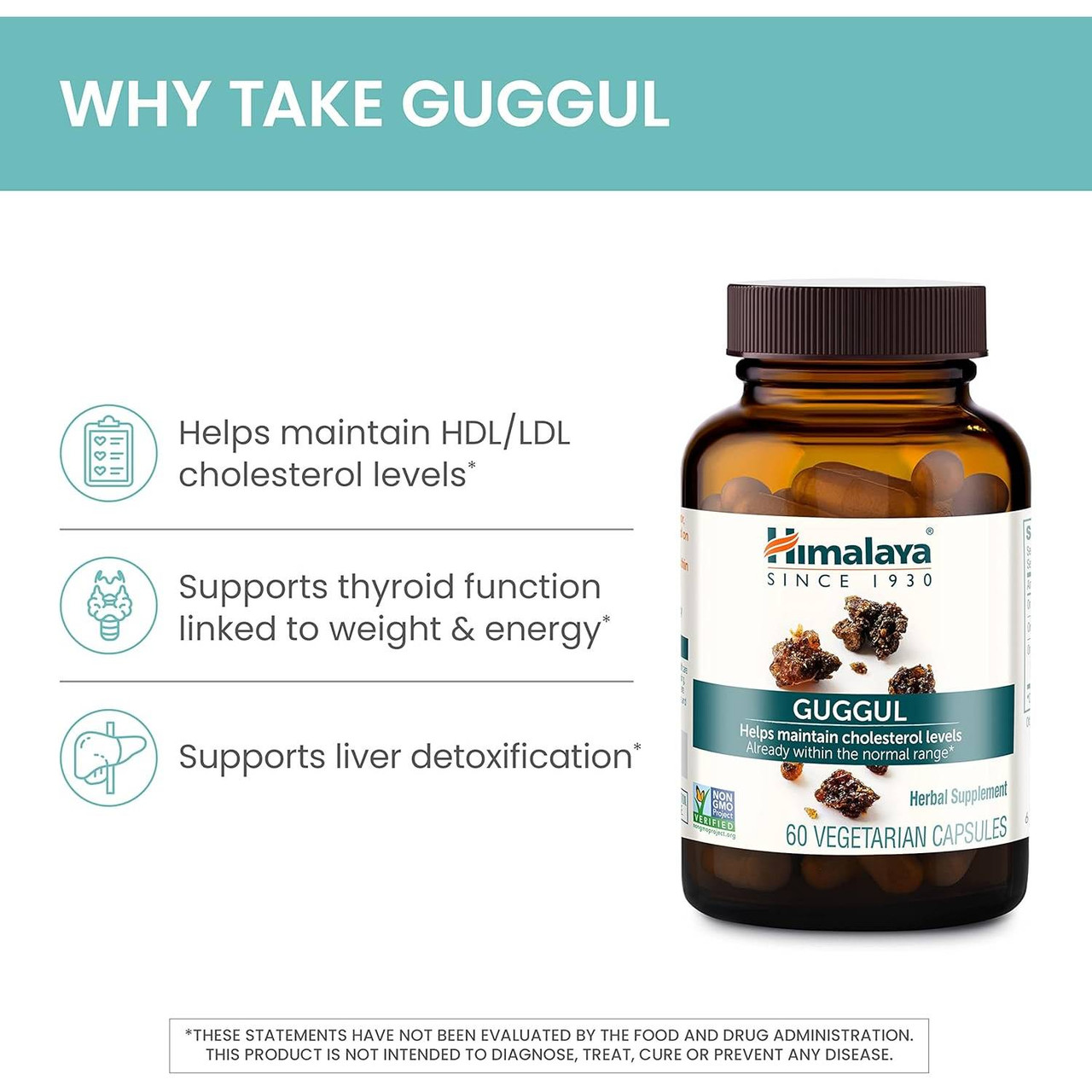 Himalaya Wellness Guggul - 60 Capsules