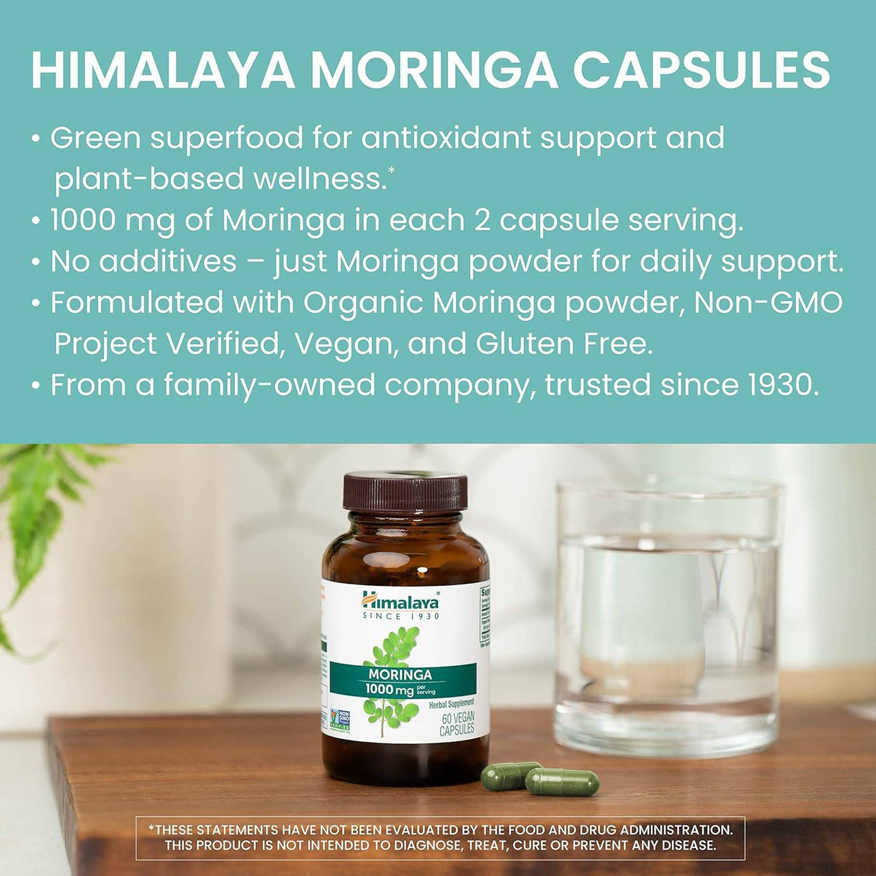 Himalaya Wellness Moringa - 60 Capsules