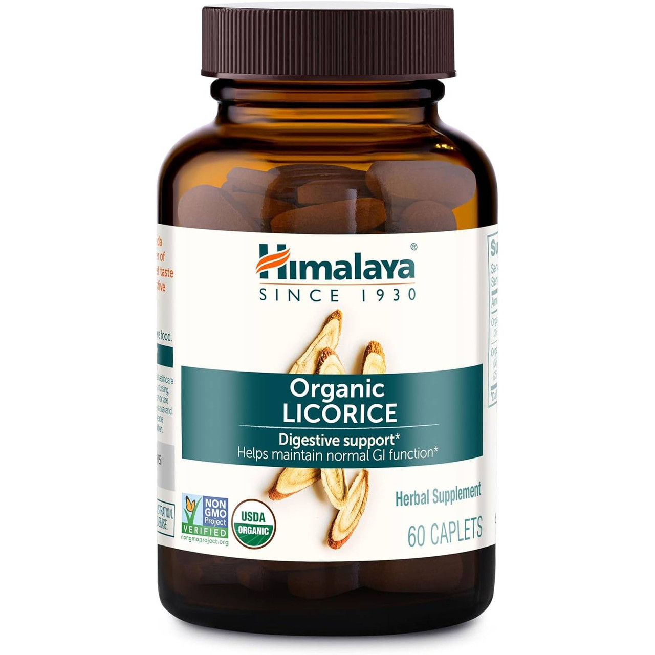 Himalaya Wellness Organic Licorice - 60 Caplets