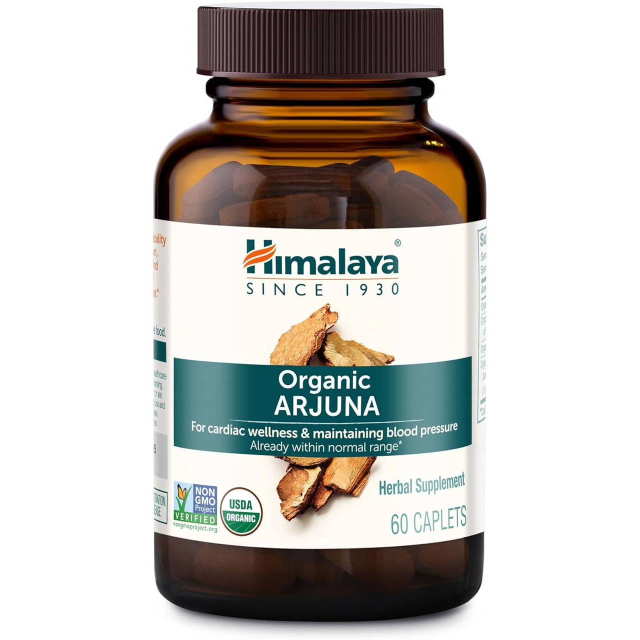 Himalaya Wellness Organic Arjuna - 60 Caplets