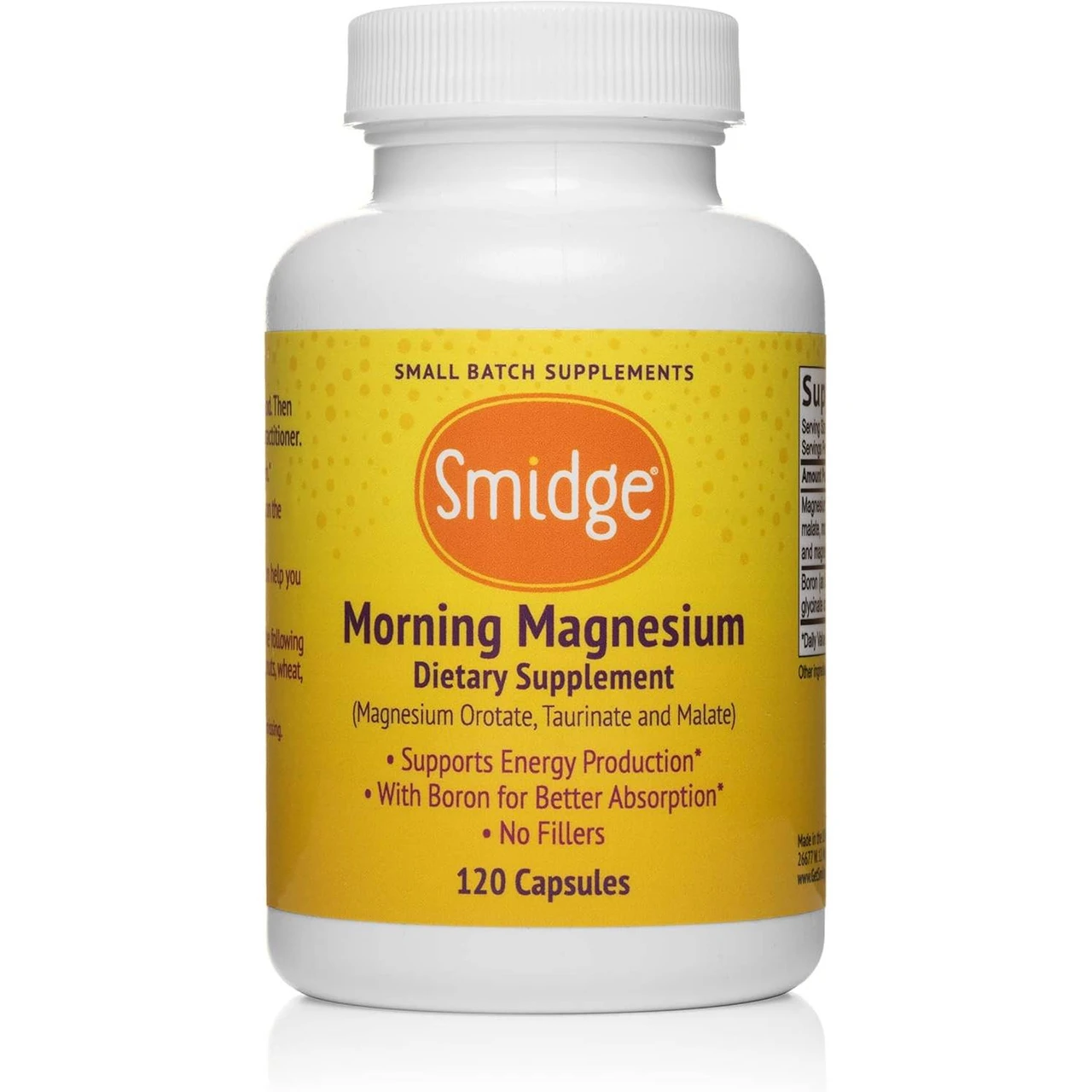 Smidge Morning Magnesium - 120 Capsules