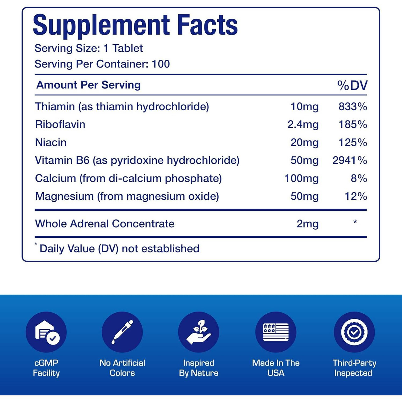 Anabolic Laboratories B6-Plus - 100 Tablets