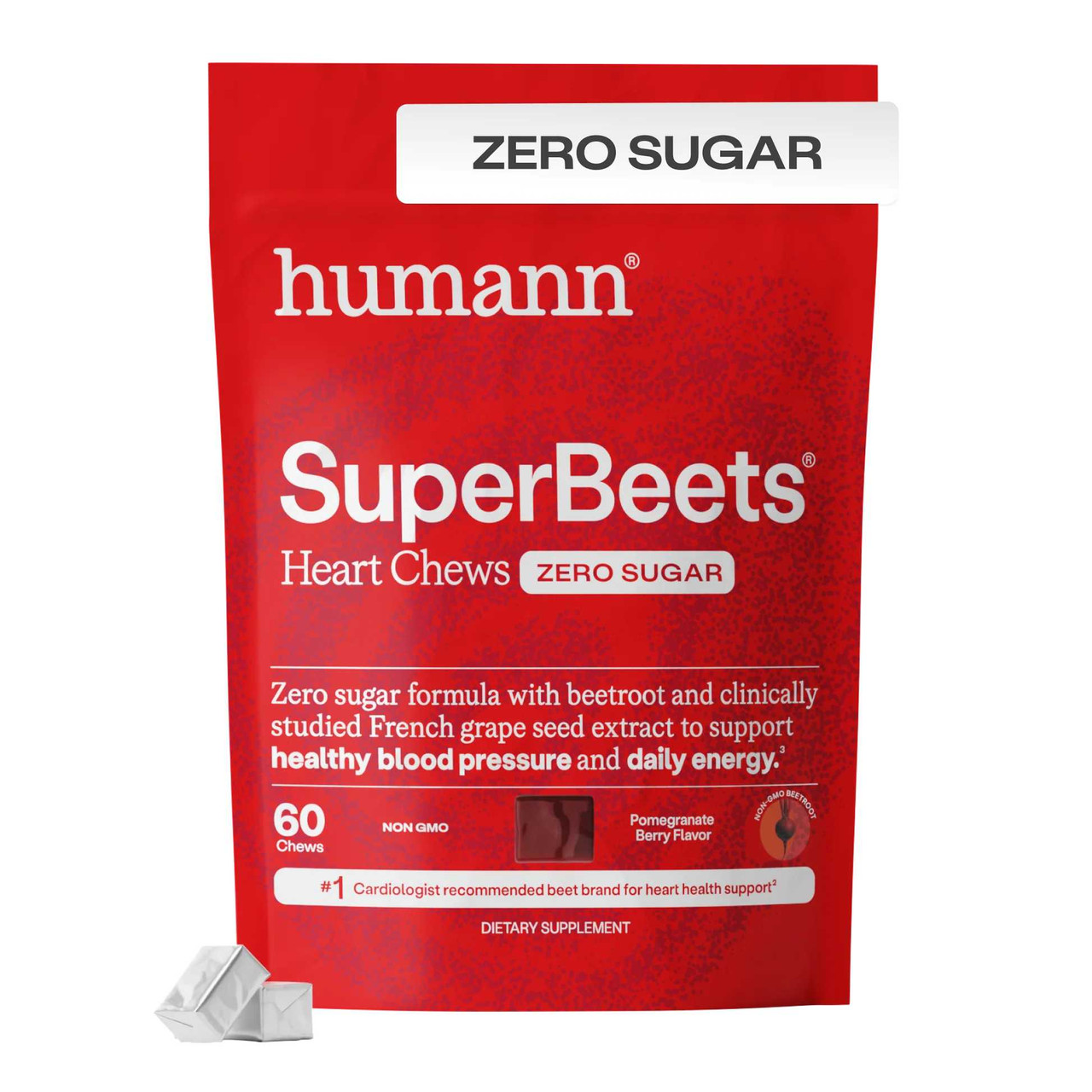 HumanN SuperBeets® Heart Chews Zero Sugar - 60 Chews HMNN21466 39.95