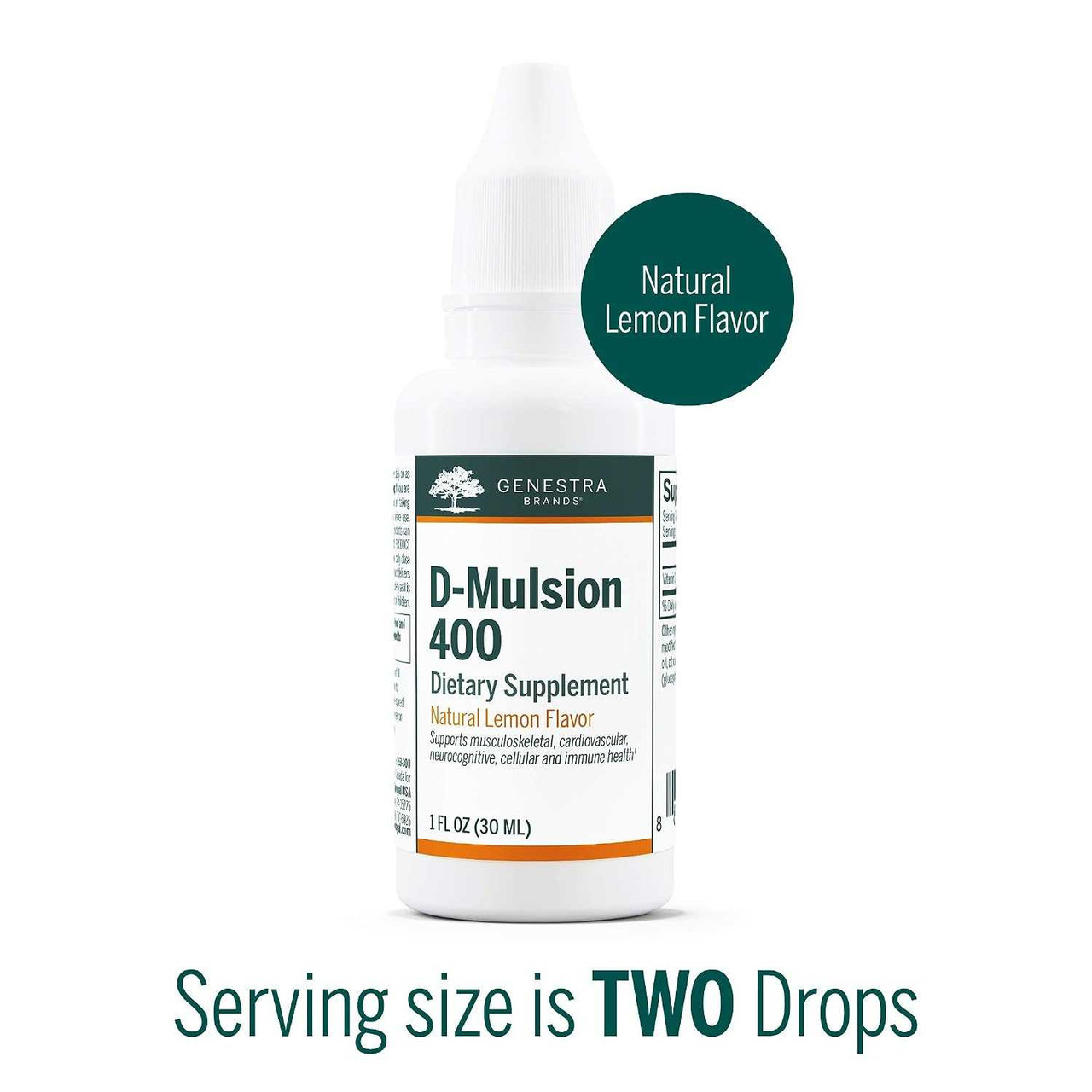 Genestra Brands D-Mulsion 400 - 30 Milliliters GSBR00415 21
