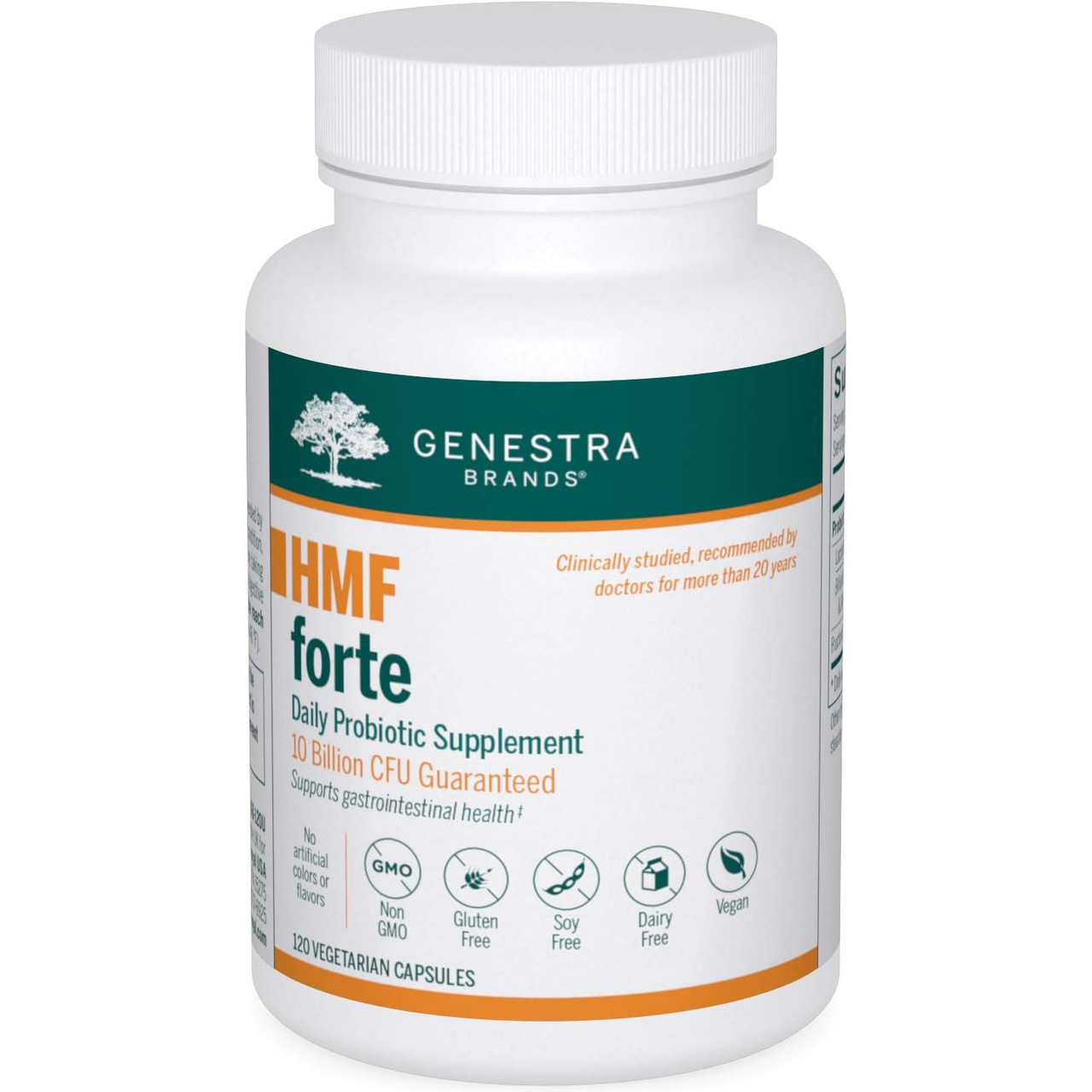 Genestra Brands HMF forte 120 capsules white bottle