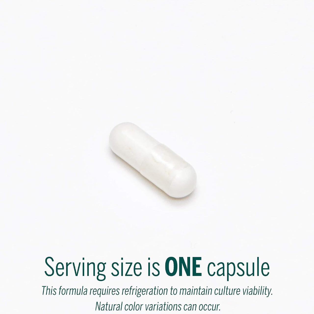 HMF forte capsule, refrigerate to maintain culture viability graphic
