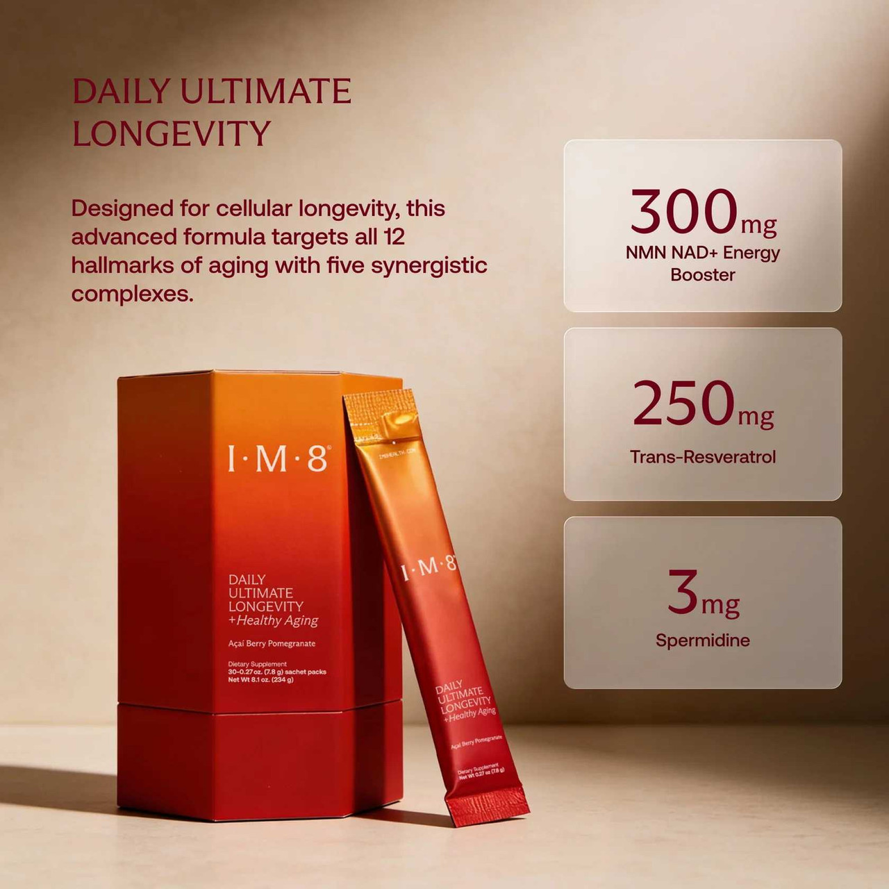 IM8 Daily Ultimate Longevity: Healthy Aging IM8-DUL 149.99