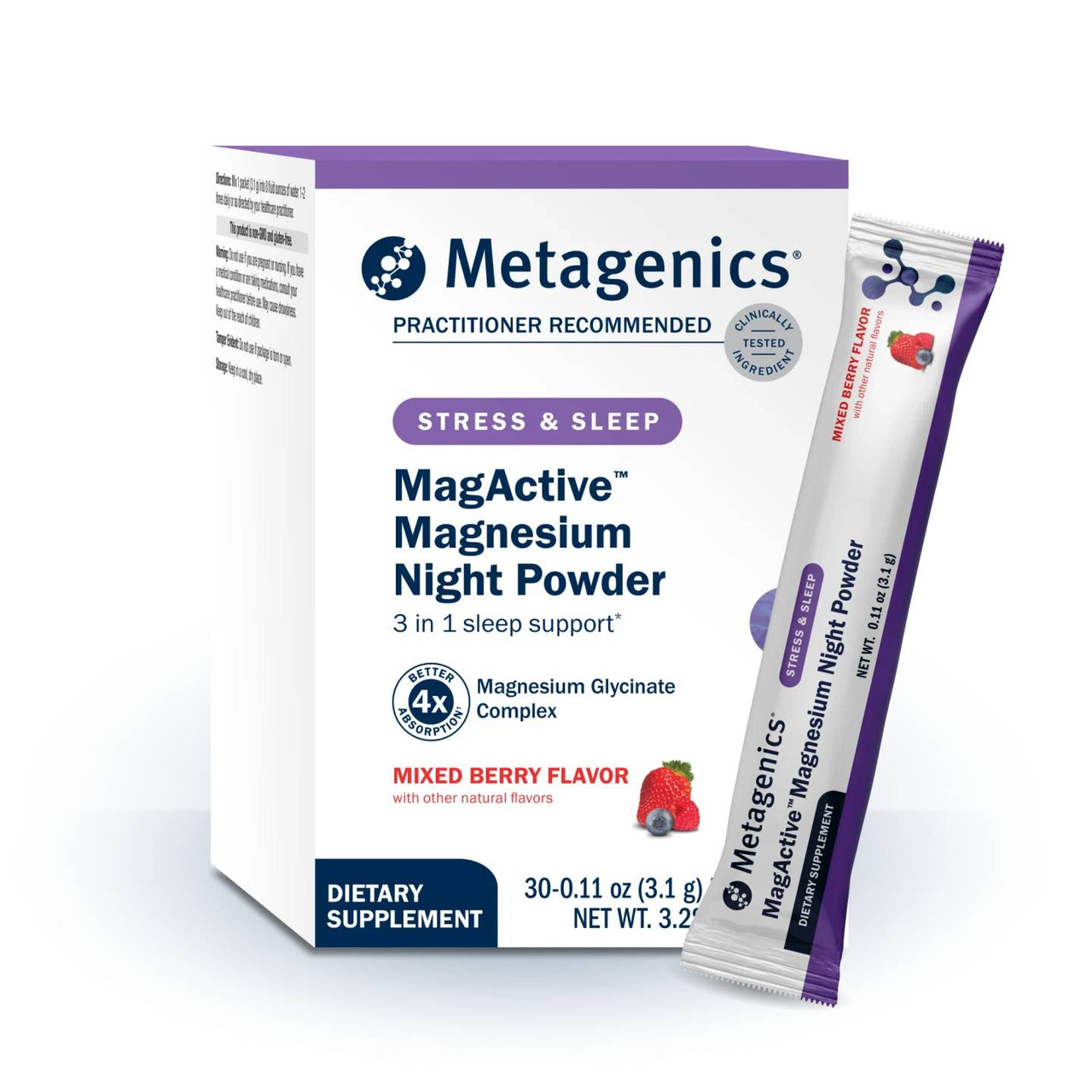 Metagenics MagActive Magnesium Night Powder - 30 Packets