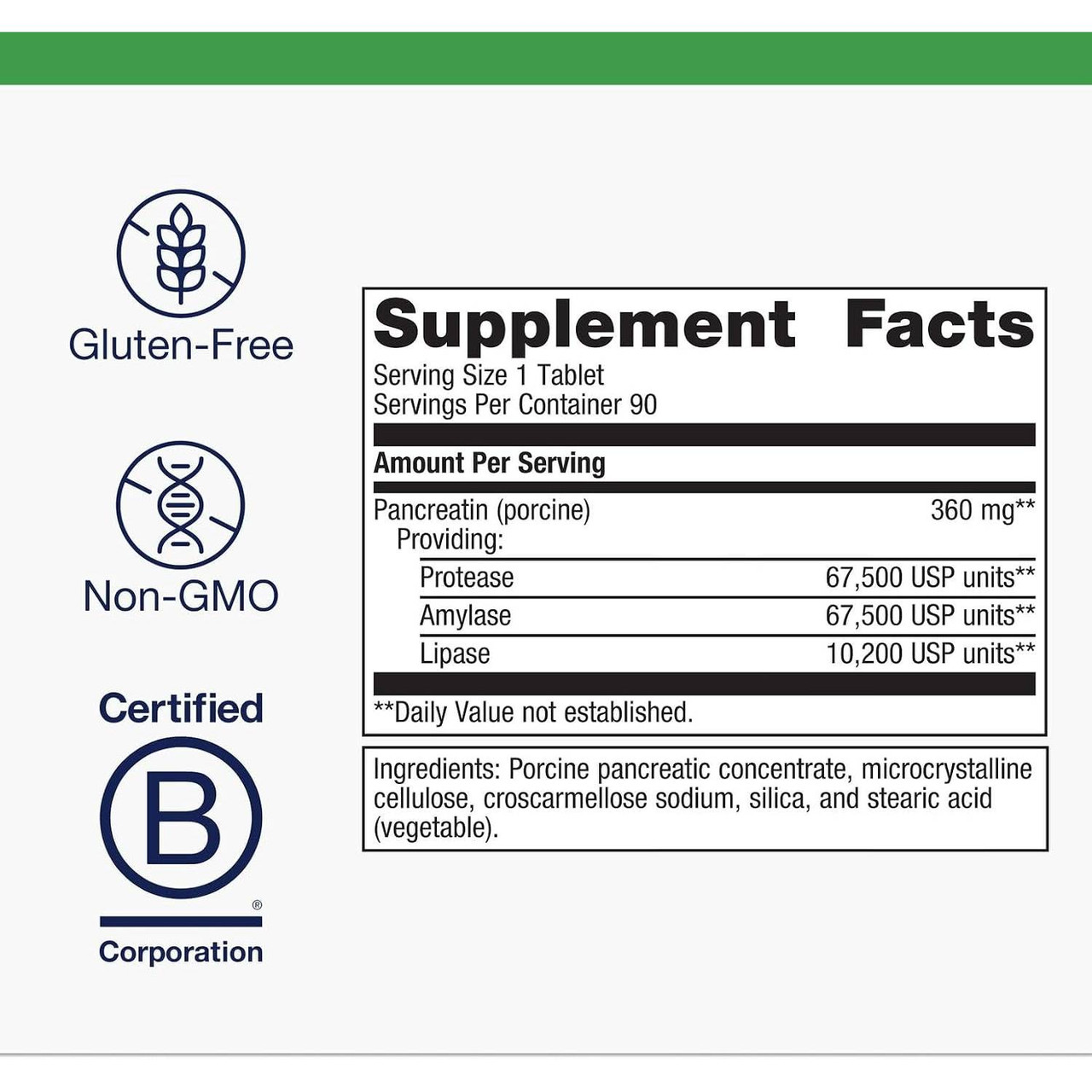 Metagenics SpectraZyme Pancreatic Enzymes