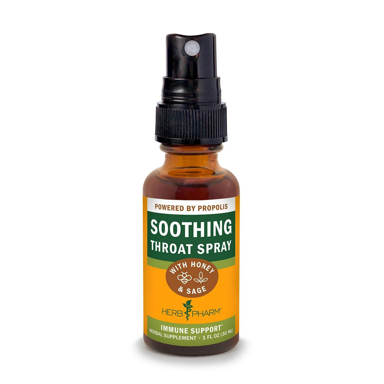 Herb Pharm Soothing Throat Spray honey sage 1 oz spray bottle