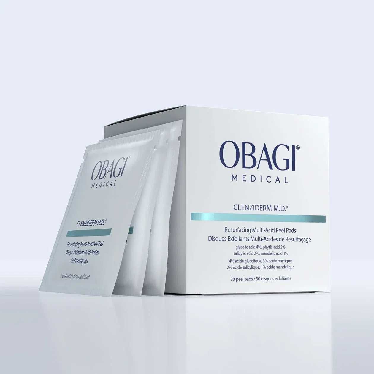 Obagi CLENZIDERM M.D. Resurfacing Multi-Acid Peel Pads OB-CMDR 100