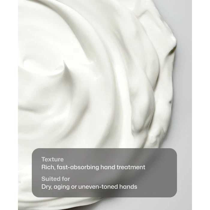 Swirl of rich white hand cream texture