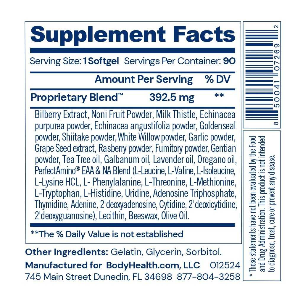 BodyHealth Gut Defense - 90 Softgels BDHL72692 49.95