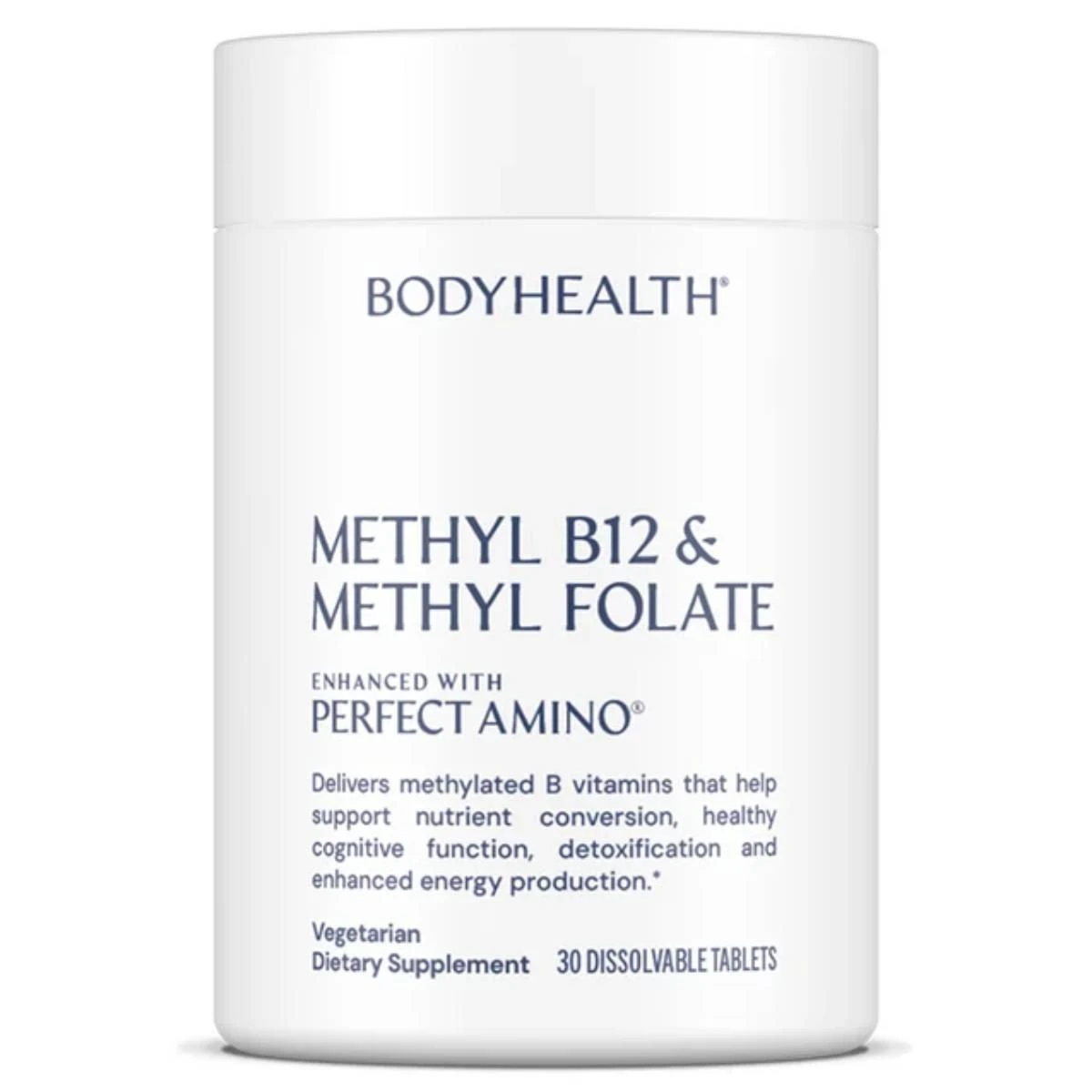 BodyHealth Methyl B12 & Folate - 30 Dissolvable Tablets