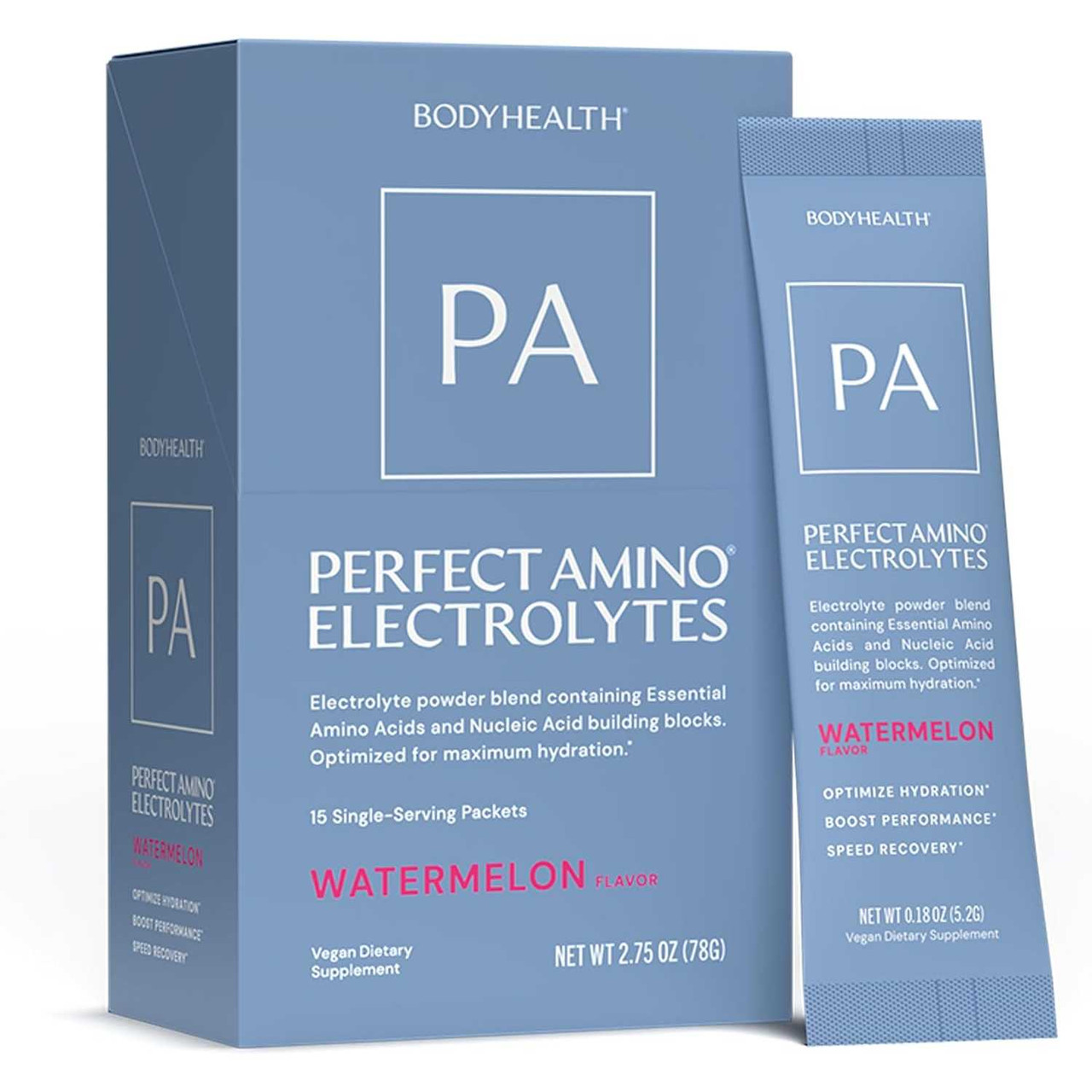 BodyHealth Perfect Amino Electrolytes Travel Packets BDHL-PAET 24.95