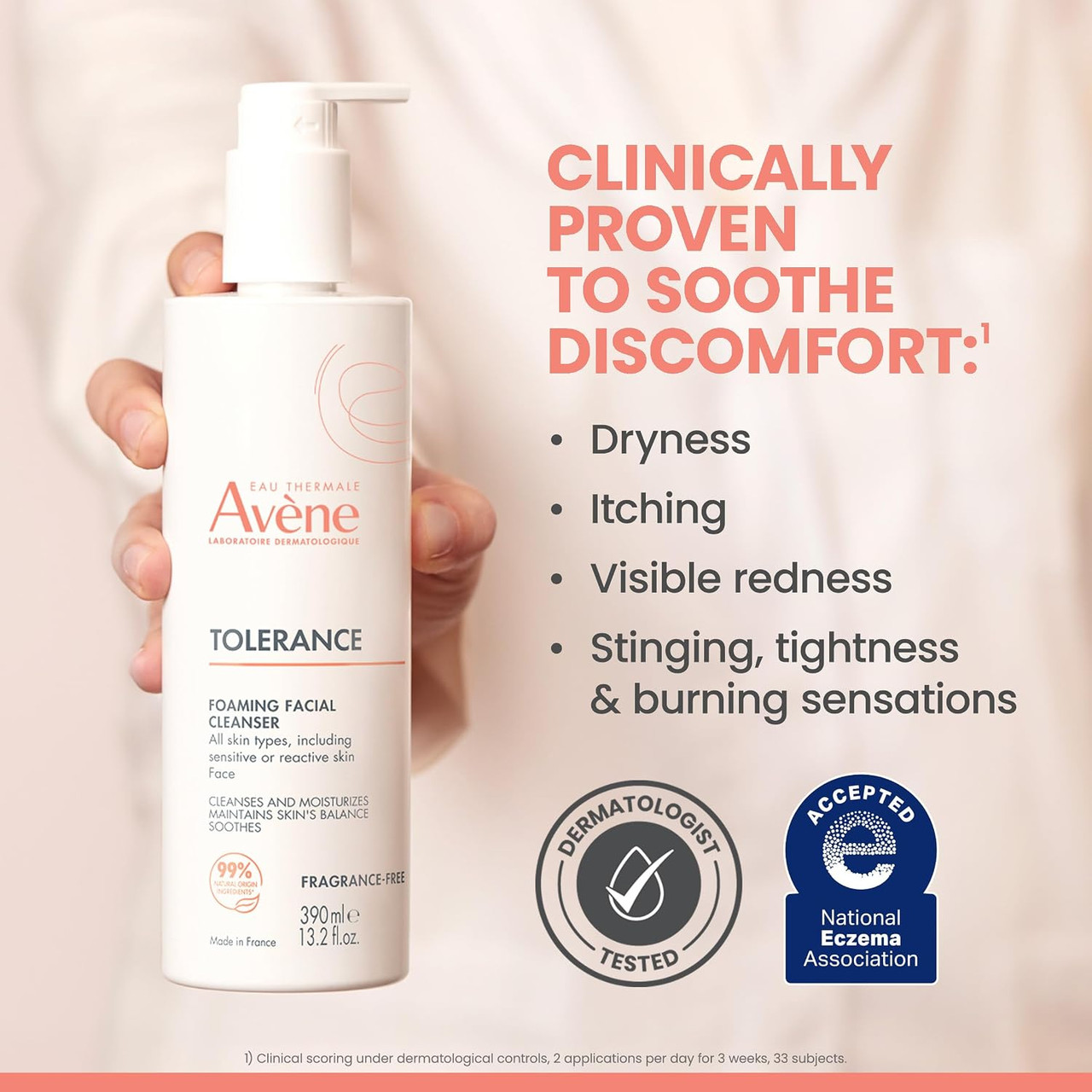Avene Tolerance Foaming Facial Cleanser