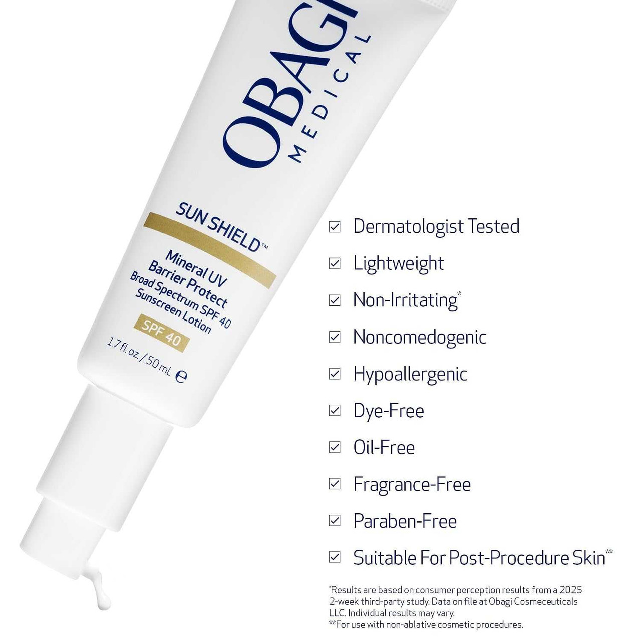 Obagi Sun Shield Mineral UV Barrier Protect SPF 40 OB02071 65
