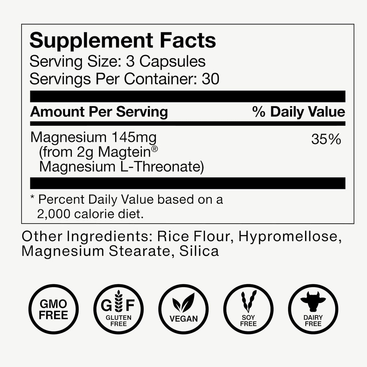 Momentous Magtein® Magnesium L-Threonate  - 90 Capsules