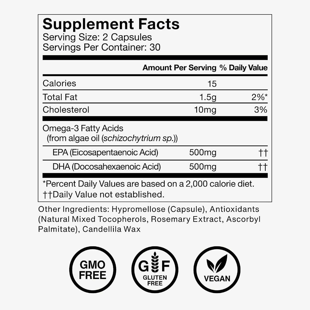 Momentous Vegan Omega 3 MMNT96813 52.99