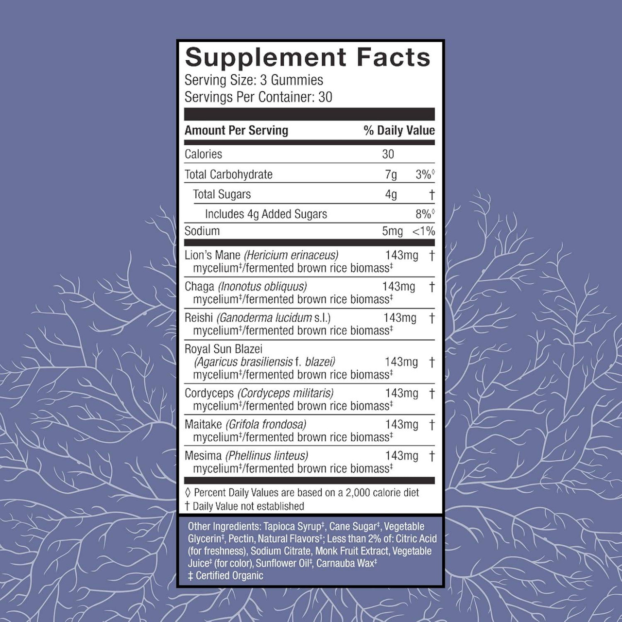 Host Defense Stamets 7 Immune Gummies - 90 ct