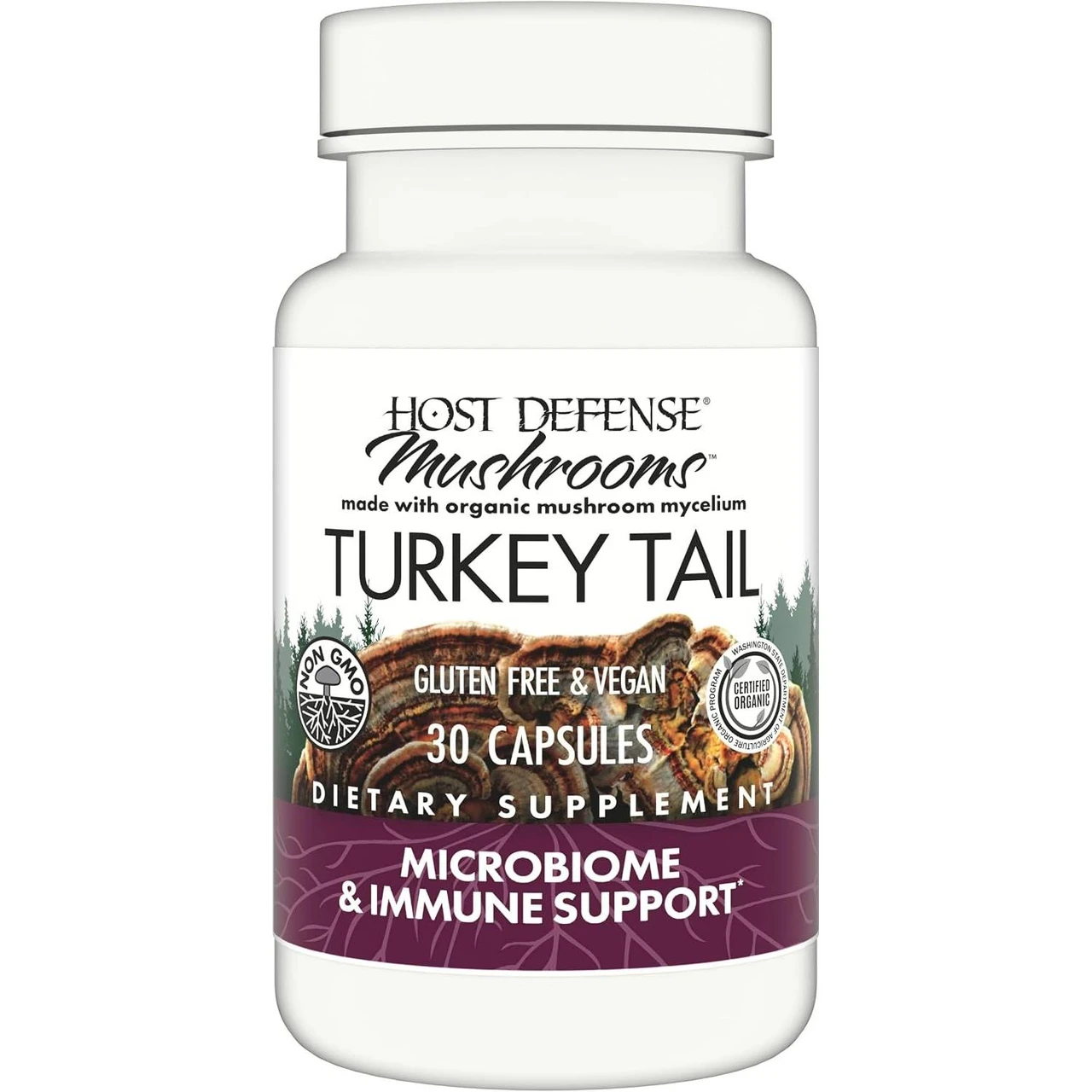 Host Defense Turkey Tail Capsules