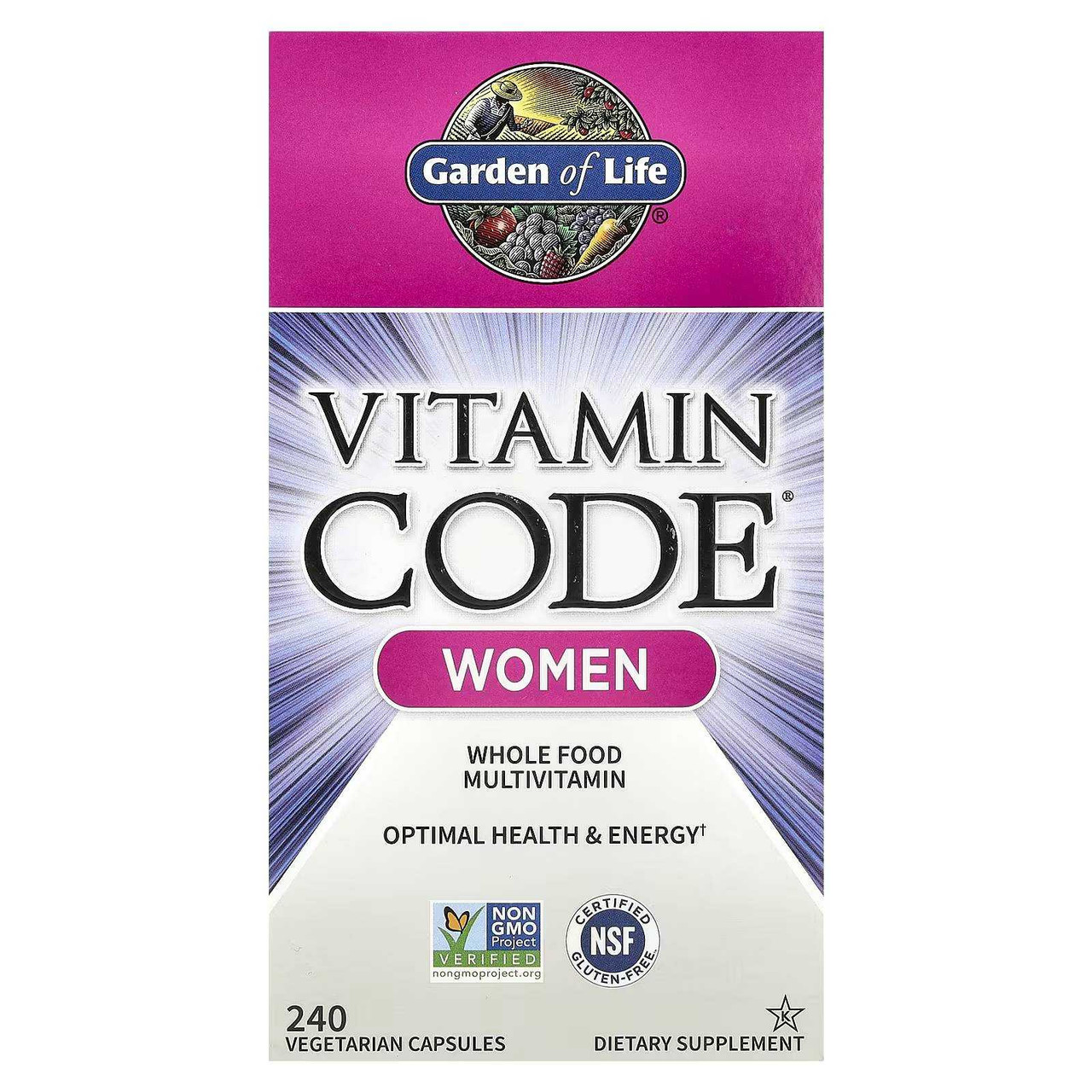 Garden of Life Vitamin Code Women Multivitamin Capsules GRLF-WMC 48.99