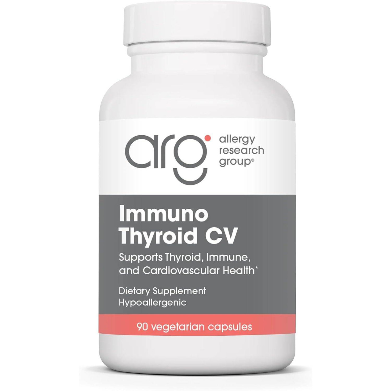 Allergy Research Group Immuno Thyroid CV 90 capsules bottle