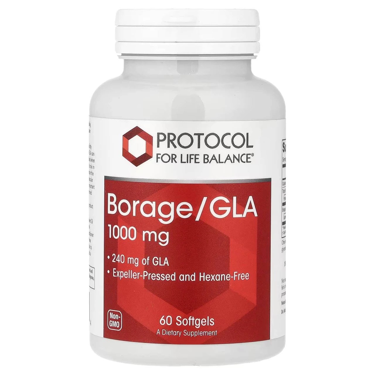 Protocol Borage / GLA 1000mg - 60 Softgels