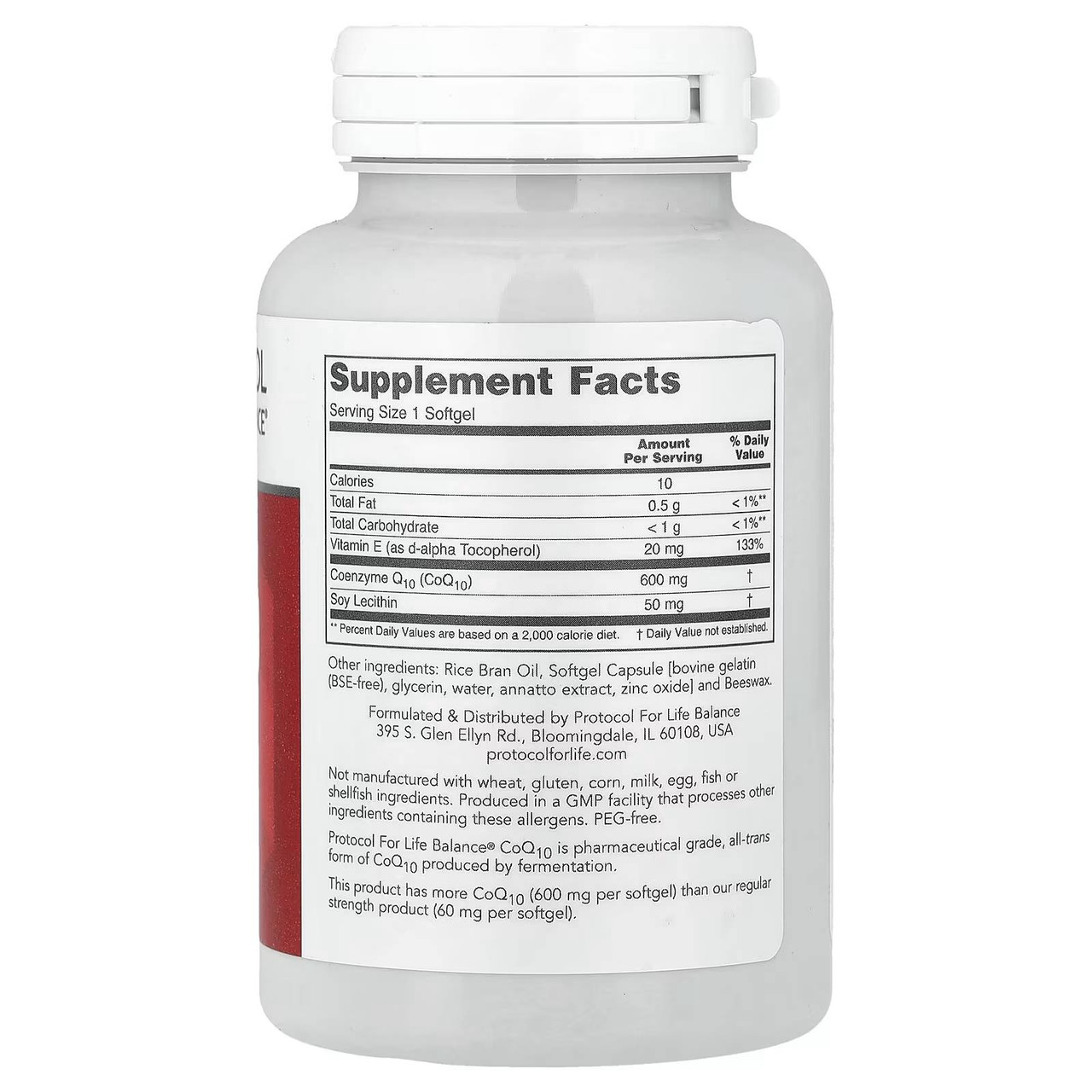 Protocol CoQ10 600mg - 60 Softgels