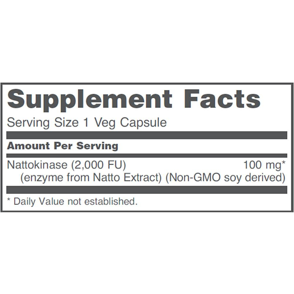 Protocol Nattokinase 100mg/2000FU units - 60 Capsules