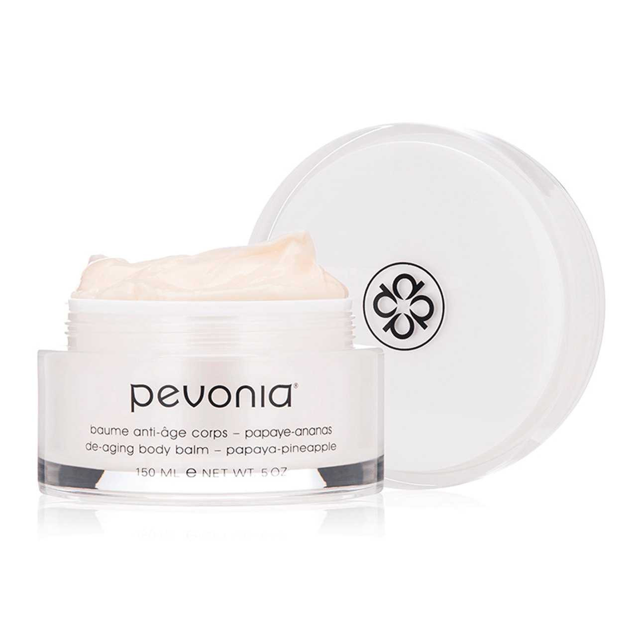 Pevonia De-Aging Body Balm Papaya-Pineapple open jar
