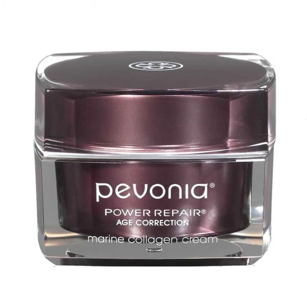 Pevonia Power Repair Age Correction Marine Collagen Cream jar