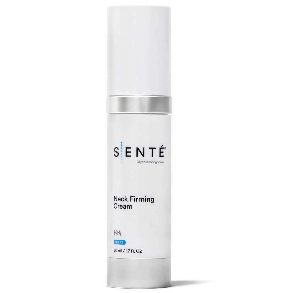 Sente Neck Firming Cream white pump bottle