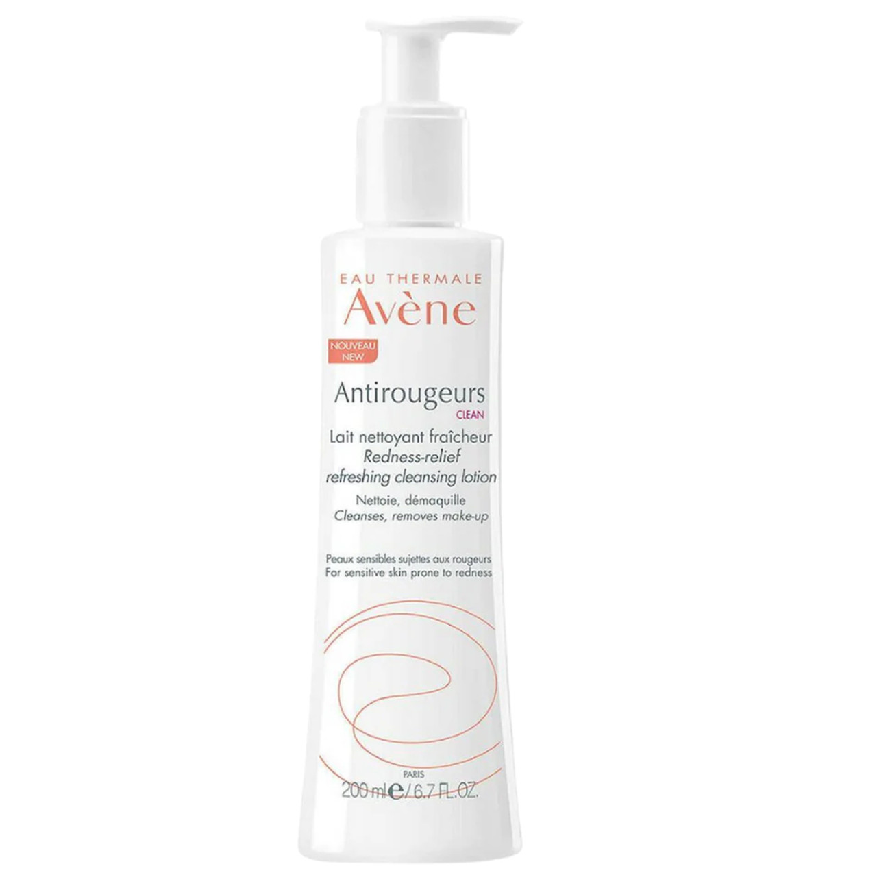 Avene Antirougeurs CLEAN Redness-Relief Refreshing Cleansing Lotion 200 mL