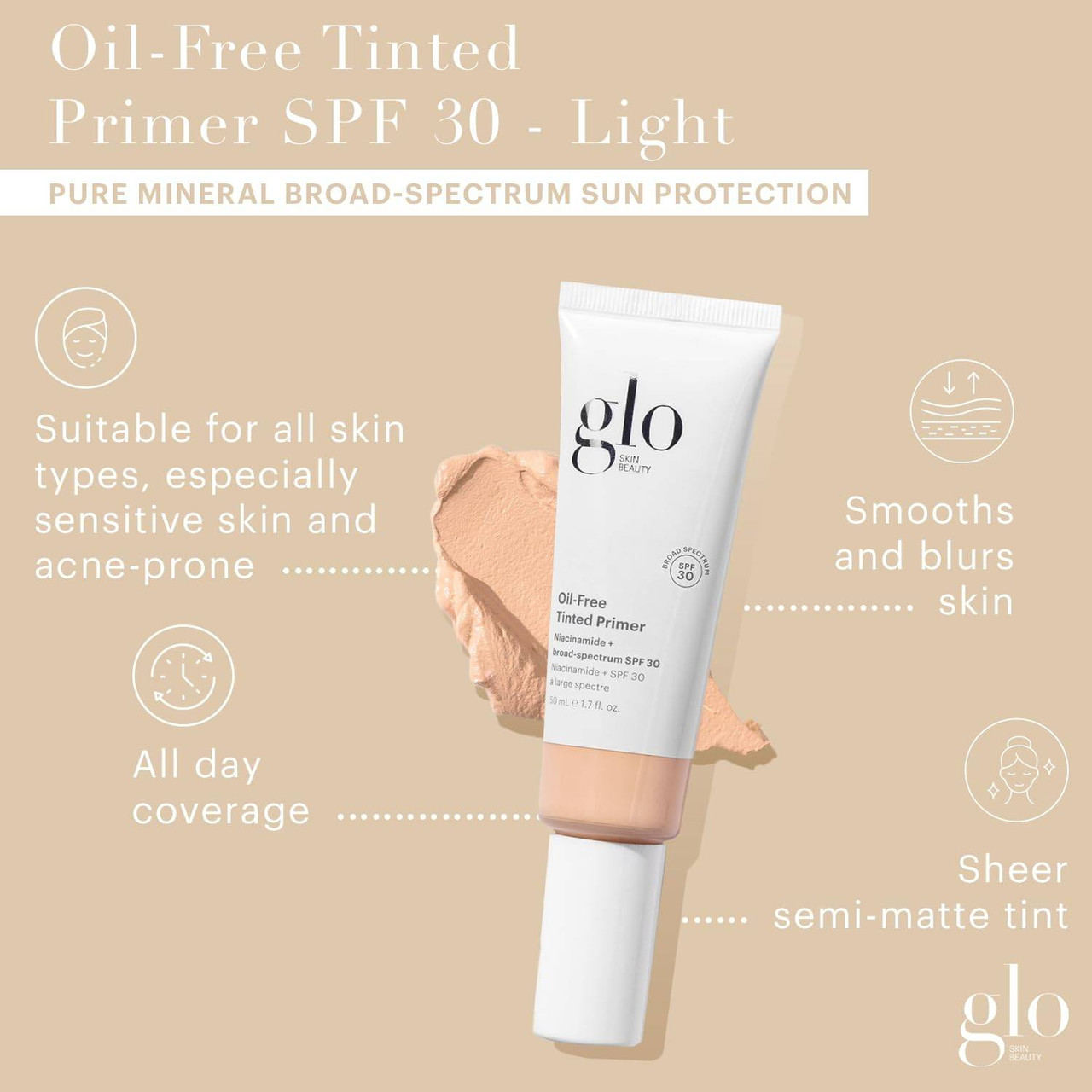 glo Skin Beauty Oil-Free Tinted Primer SPF 30
