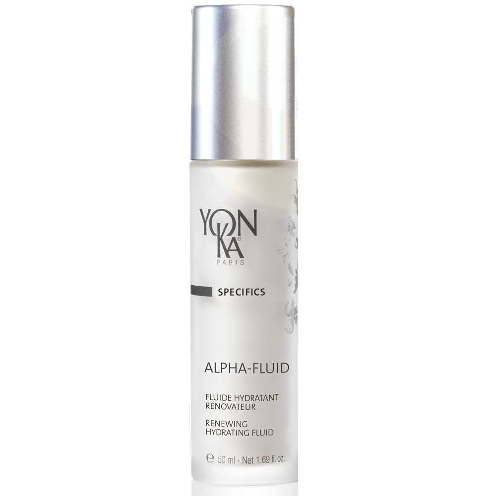 YonKa Alpha Fluid silver-capped bottle