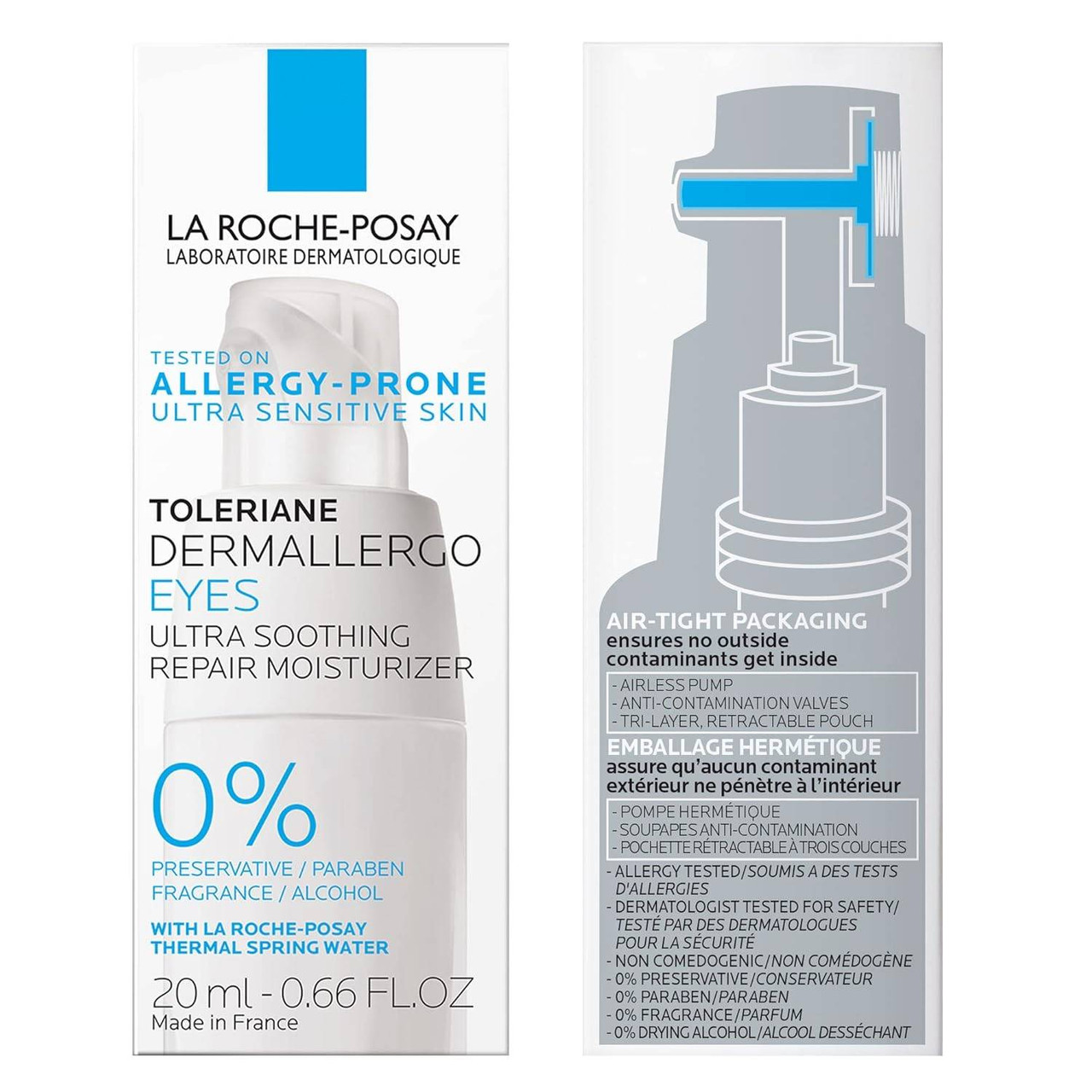 La Roche Posay Toleriane Dermallergo Soothing Eye Cream