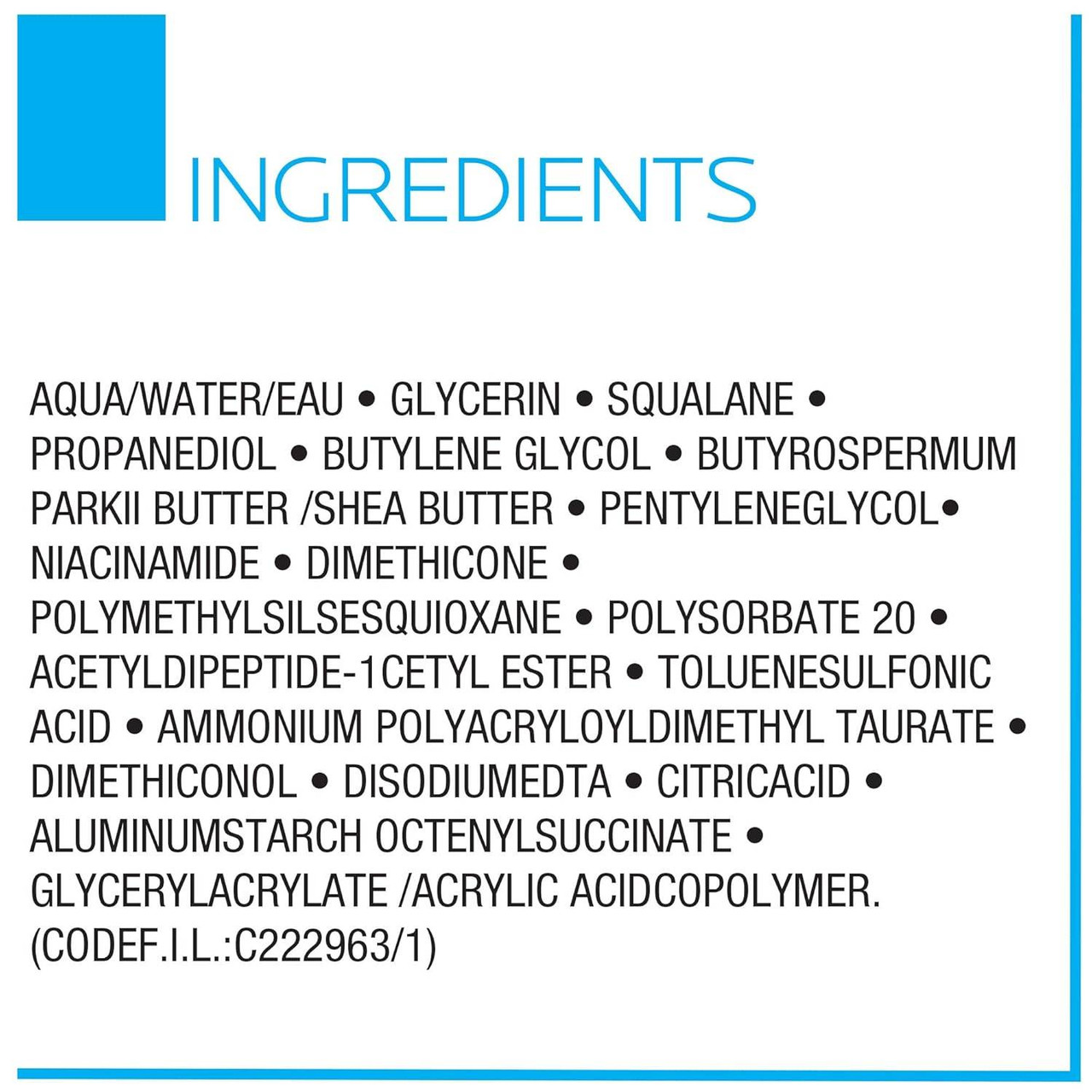 Toleriane Dermallergo Eyes full ingredients list