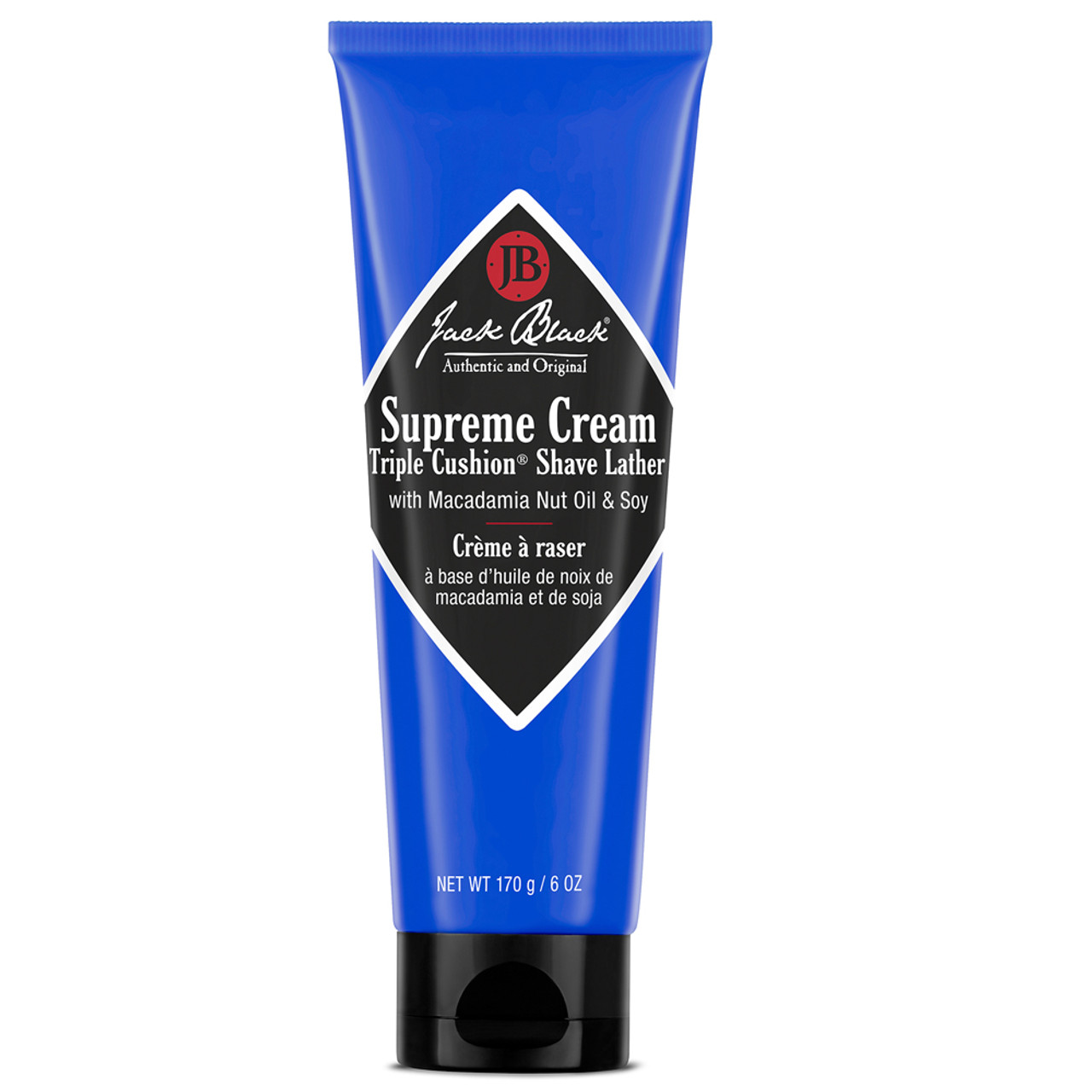 Jack Black Supreme Cream Triple Cushion Shave Lather 6 oz Tube