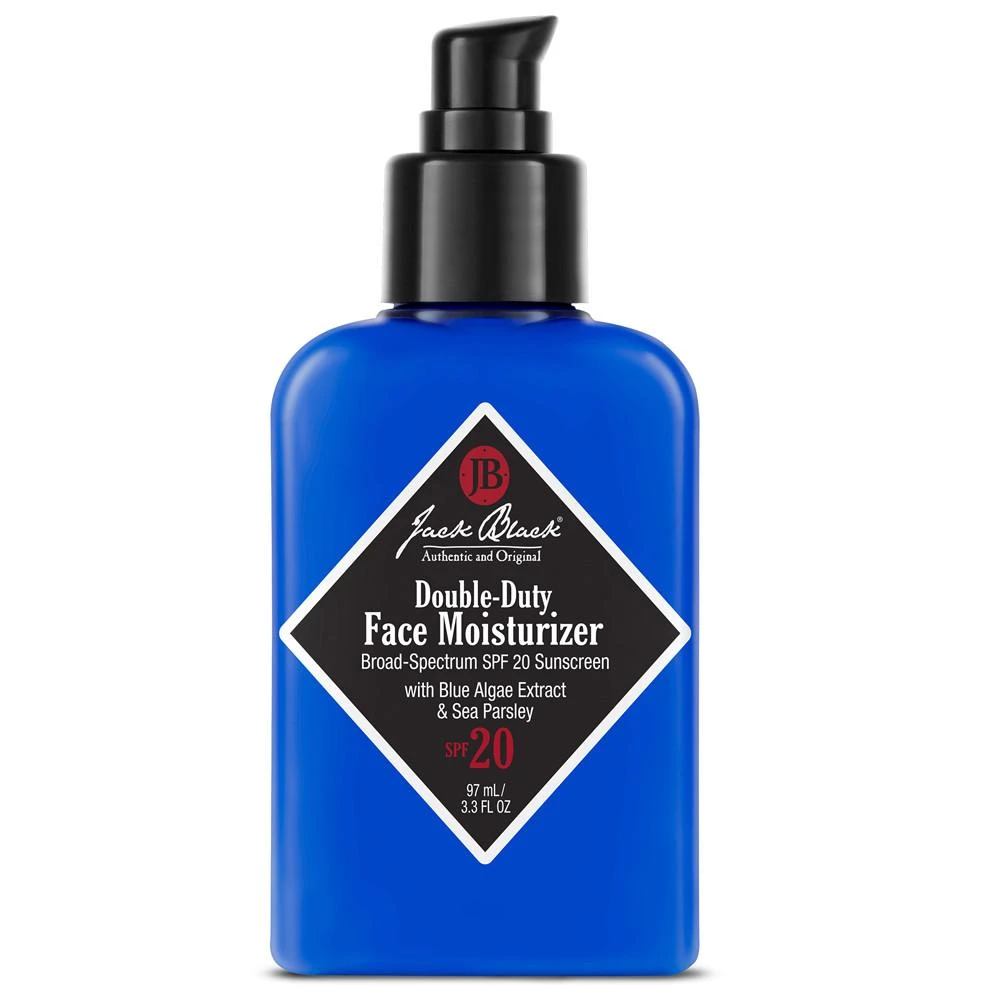 Jack Black Double-Duty Face Moisturizer SPF 20 pump bottle