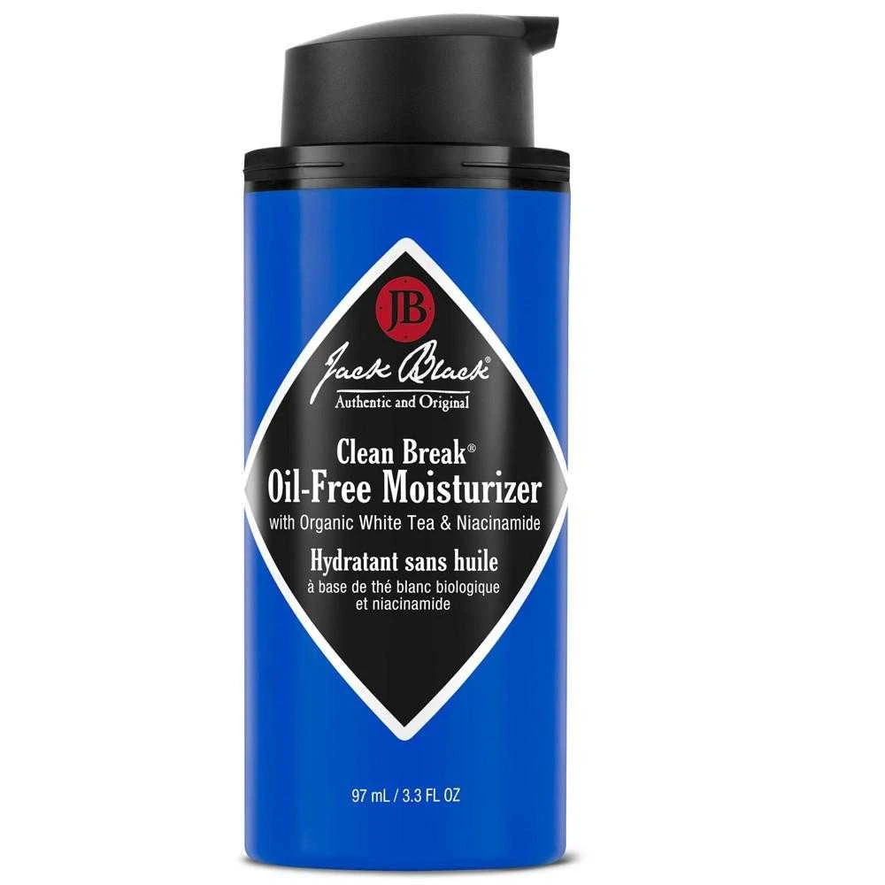 Jack Black Clean Break Oil-Free Moisturizer 3.3 oz blue pump bottle