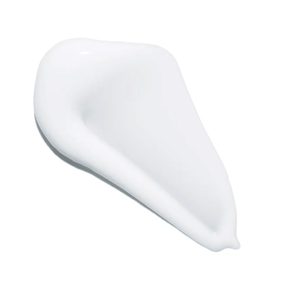 Swipe of white milky cleanser