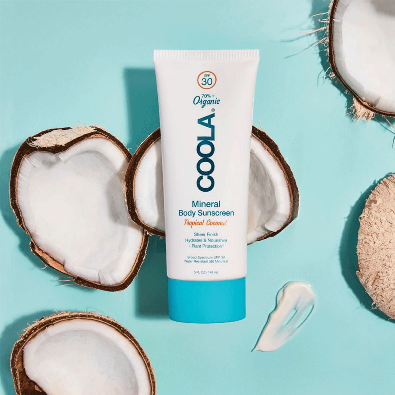 Coola Mineral Body Sunscreen Lotion SPF 30 - Tropical Coconut BeautifiedYou.com