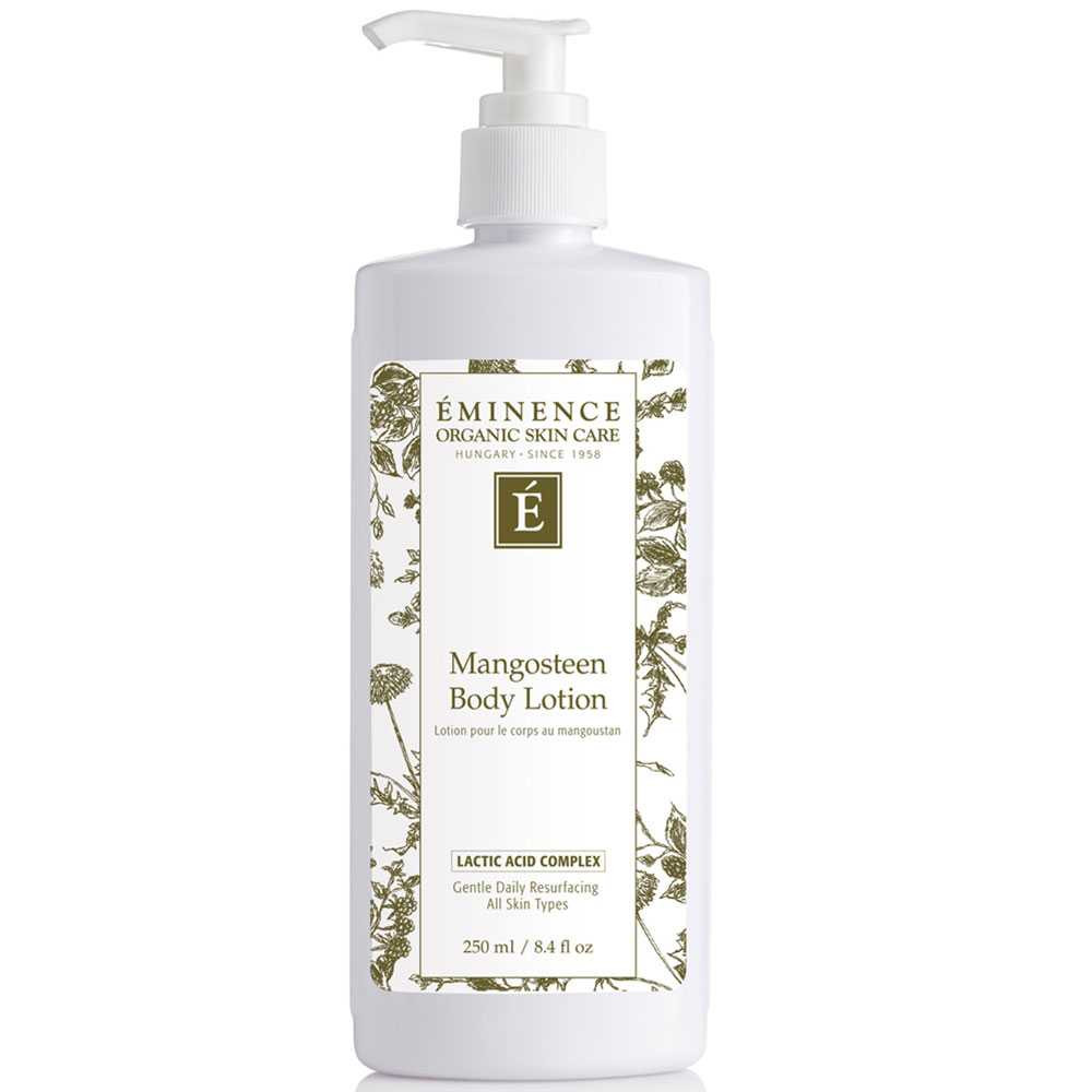Eminence Organic Skin Care Mangosteen Body Lotion 250 ml pump bottle