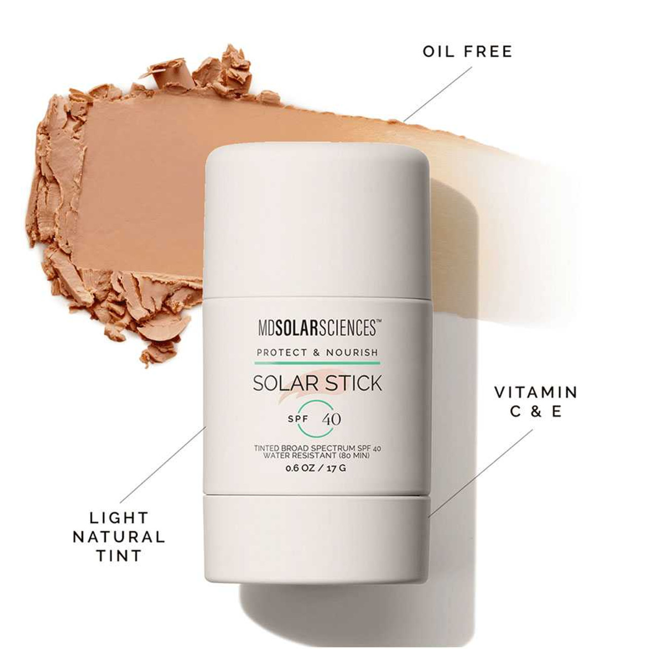 MDSolarSciences Tinted Solar Stick SPF 40 MDSS76019 BeautifiedYou.com