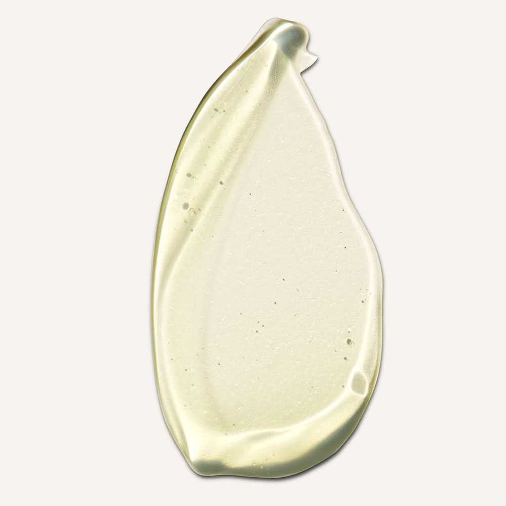 Sente Bio Complete Serum golden gel texture swatch